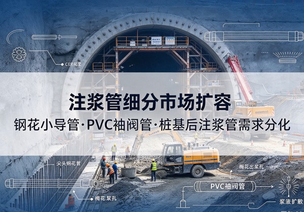 许昌注浆管细分市场扩容，隧道钢花小导管、PVC 袖阀管、桩基后注浆管需求分化